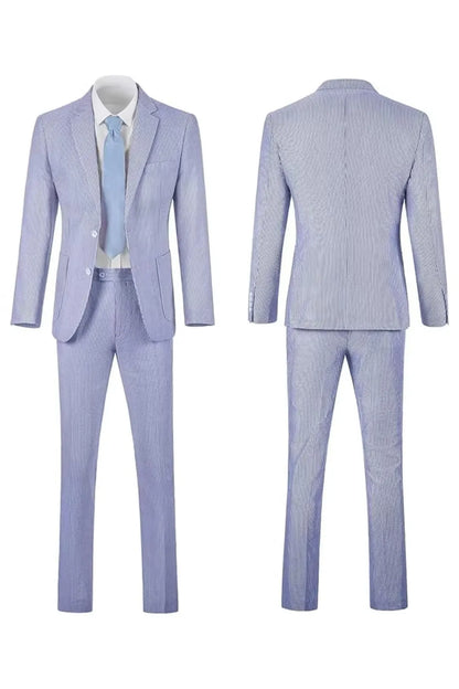 Striped Seersucker 2 Piece Suits