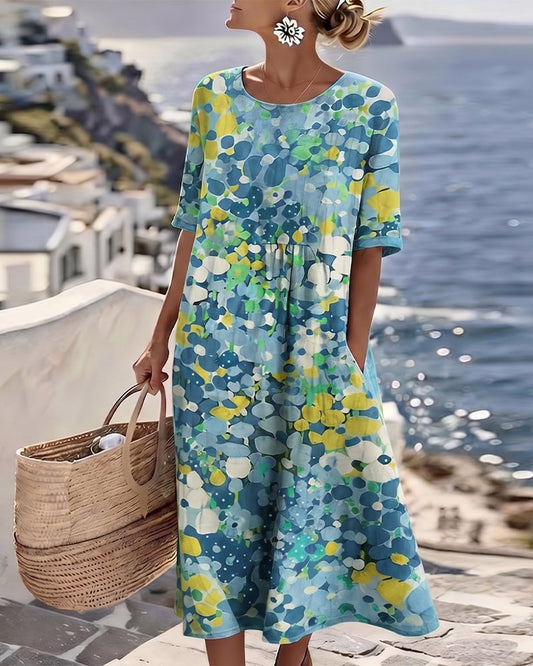 Floral Summer Midi Dress