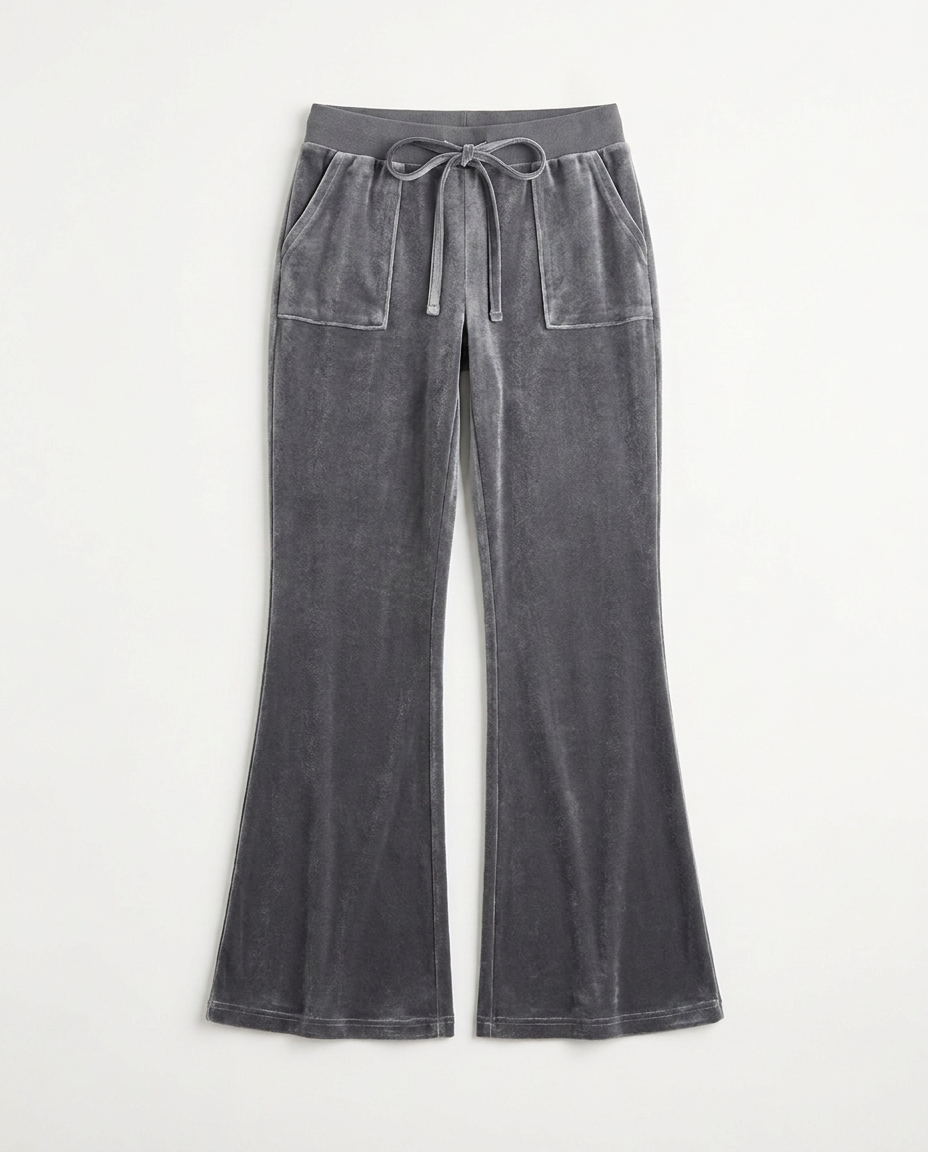PANTALON ÉVASÉ EN VELOURS