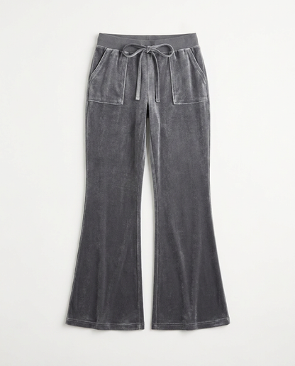 Velvet Flare Pants