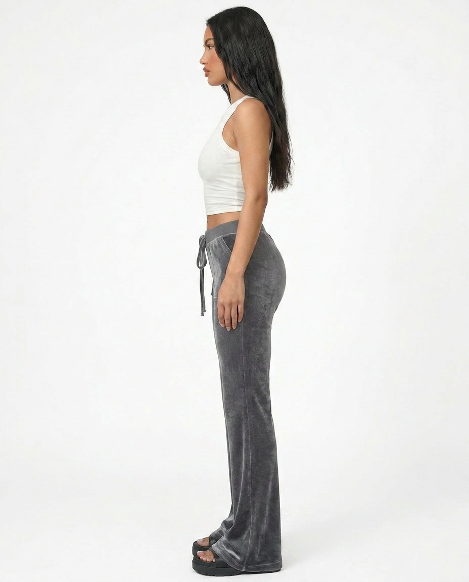 Velvet Flare Pants