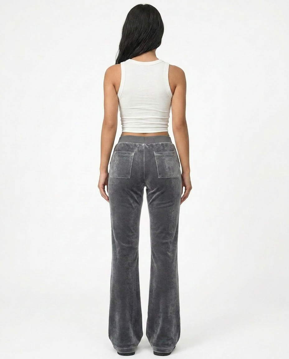 PANTALON ÉVASÉ EN VELOURS
