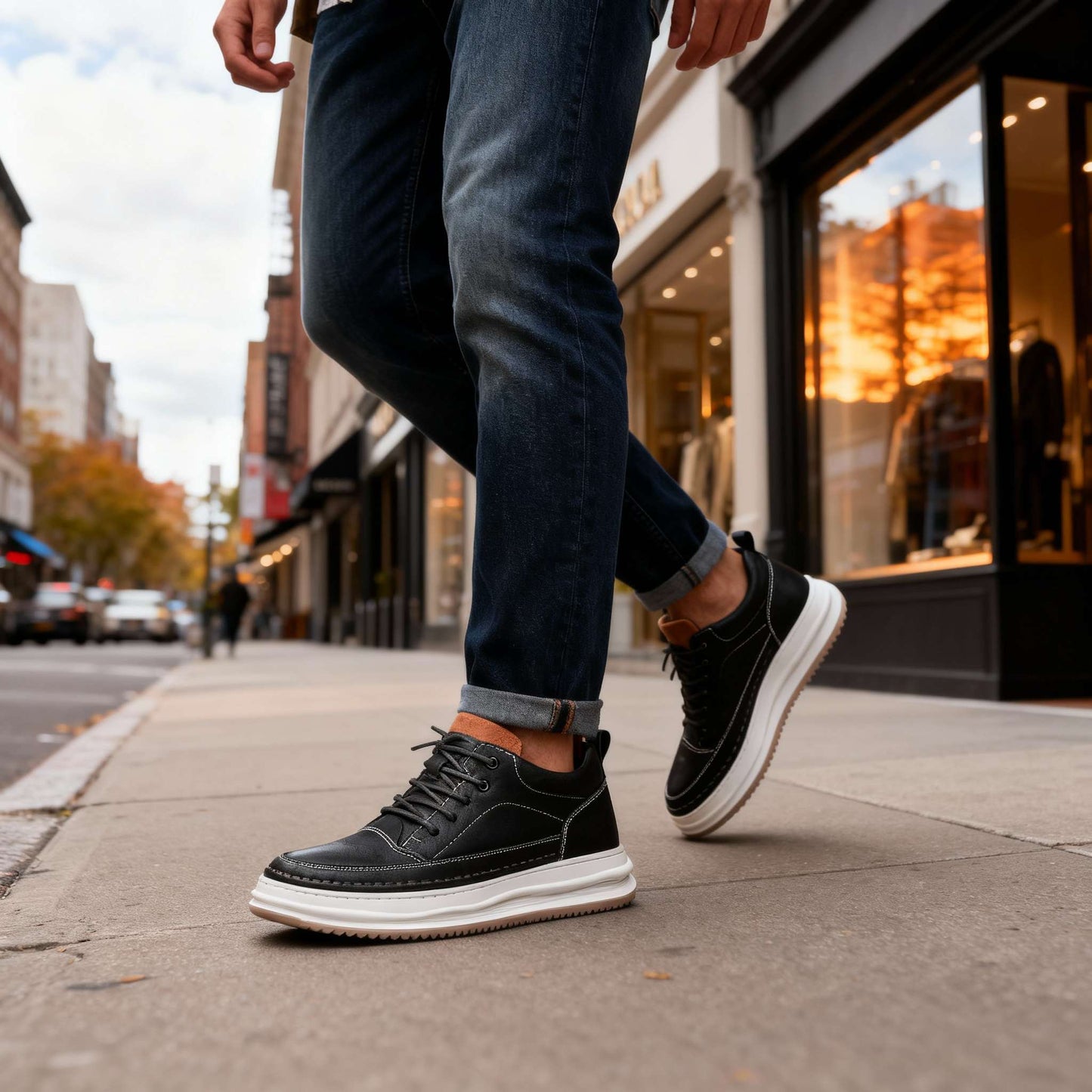 Jackson Leather Sneakers