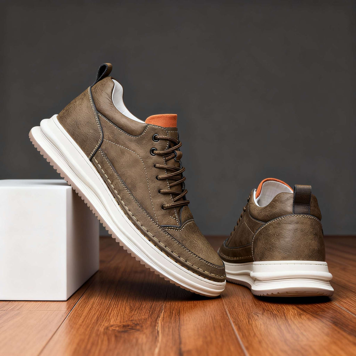 SNEAKERS EN CUIR JACKSON