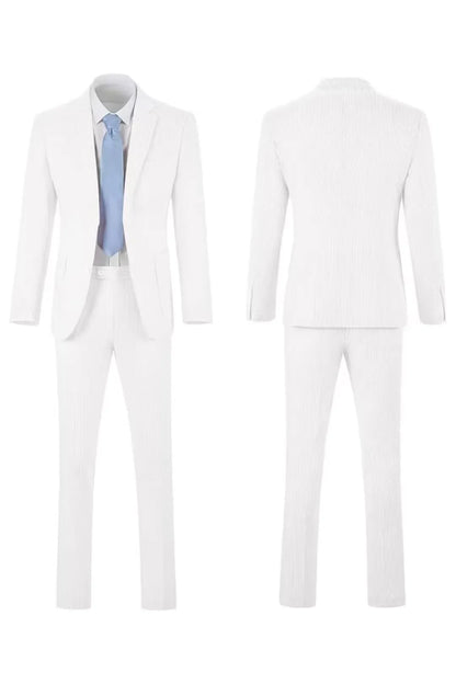 Striped Seersucker 2 Piece Suits
