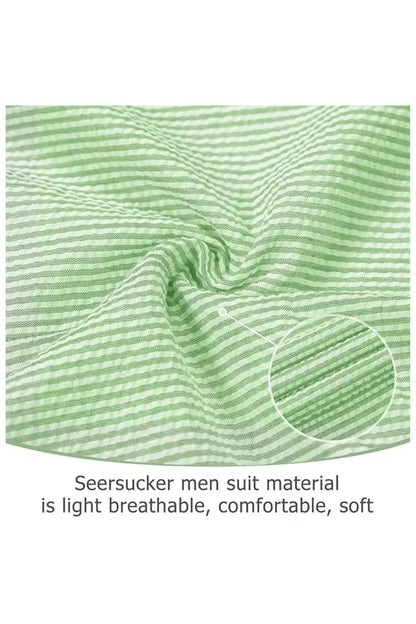Striped Seersucker 2 Piece Suits