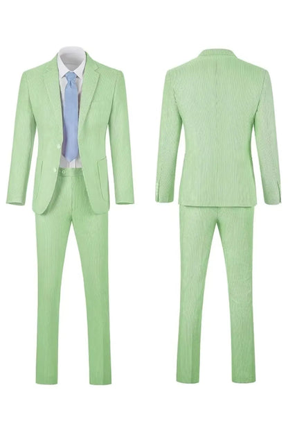 Striped Seersucker 2 Piece Suits