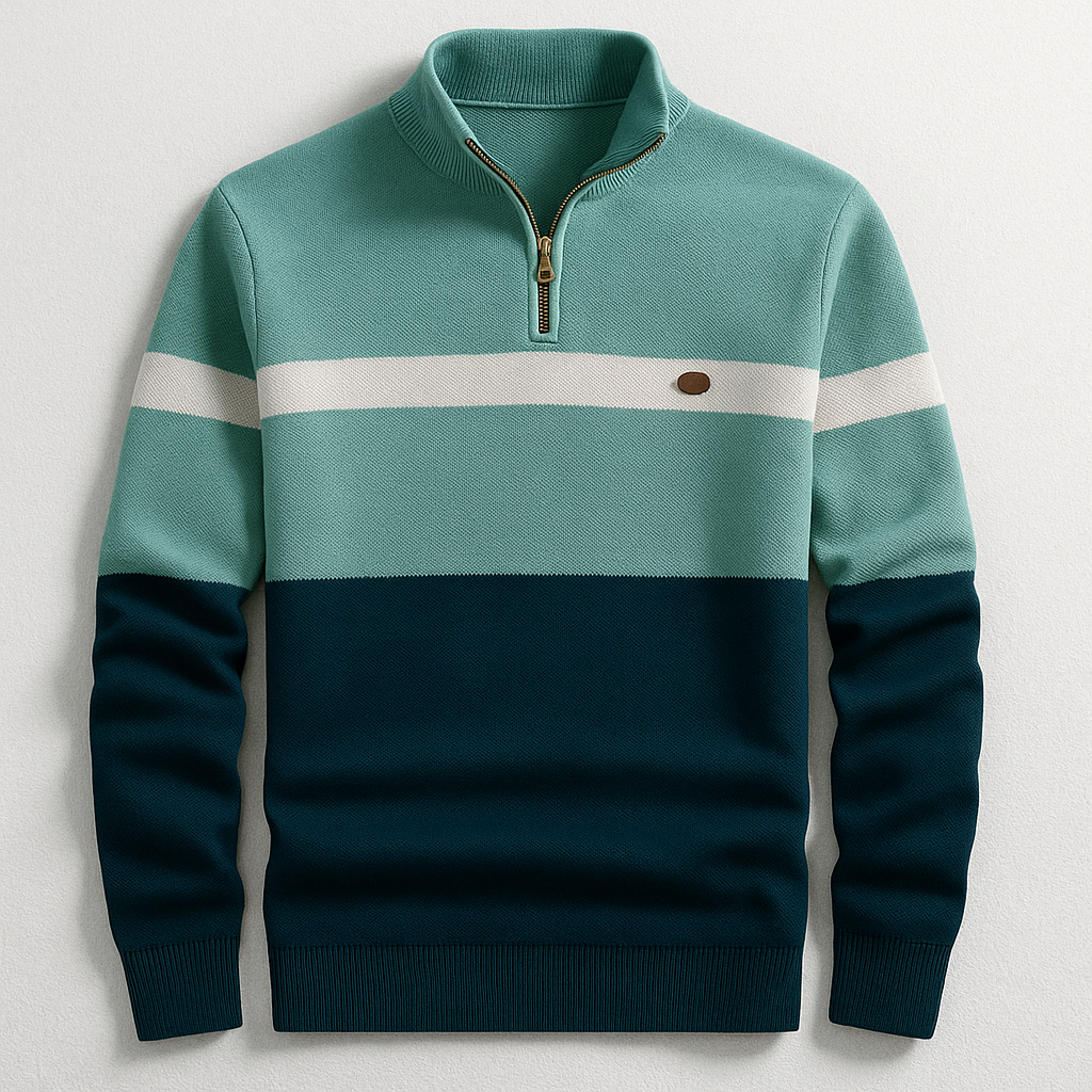 ELSTON COL ZIPPÉ HÉRITAGE