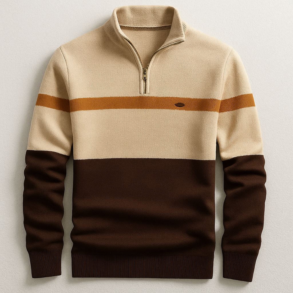 ELSTON COL ZIPPÉ HÉRITAGE
