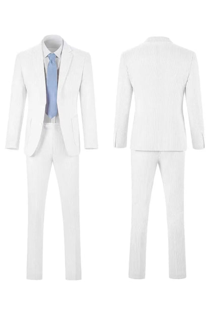 Striped Seersucker 2 Piece Suits
