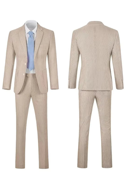 Striped Seersucker 2 Piece Suits