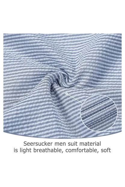 Striped Seersucker 2 Piece Suits