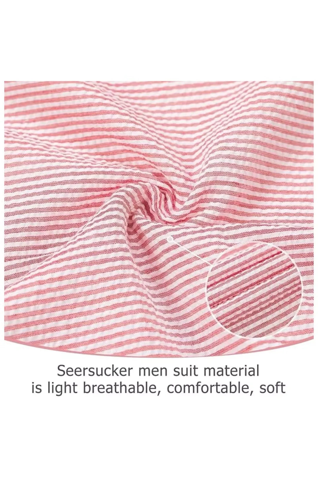 Striped Seersucker 2 Piece Suits