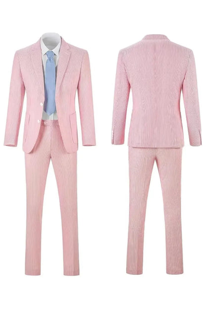 Striped Seersucker 2 Piece Suits