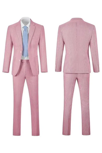 Striped Seersucker 2 Piece Suits