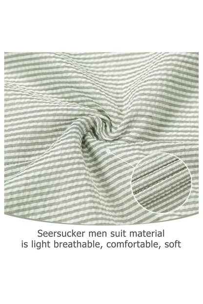 Striped Seersucker 2 Piece Suits