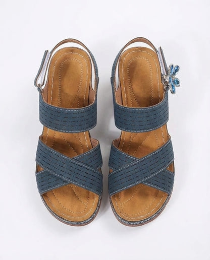 Open Block Heels Sandals