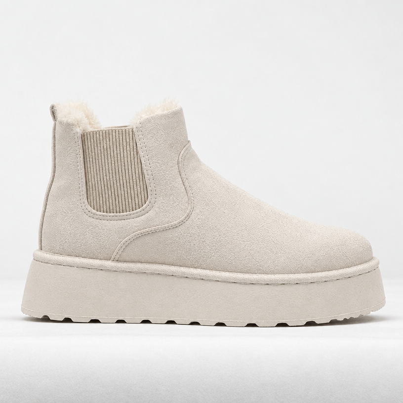 BOTTES À PLATEFORME À BOUT ROND