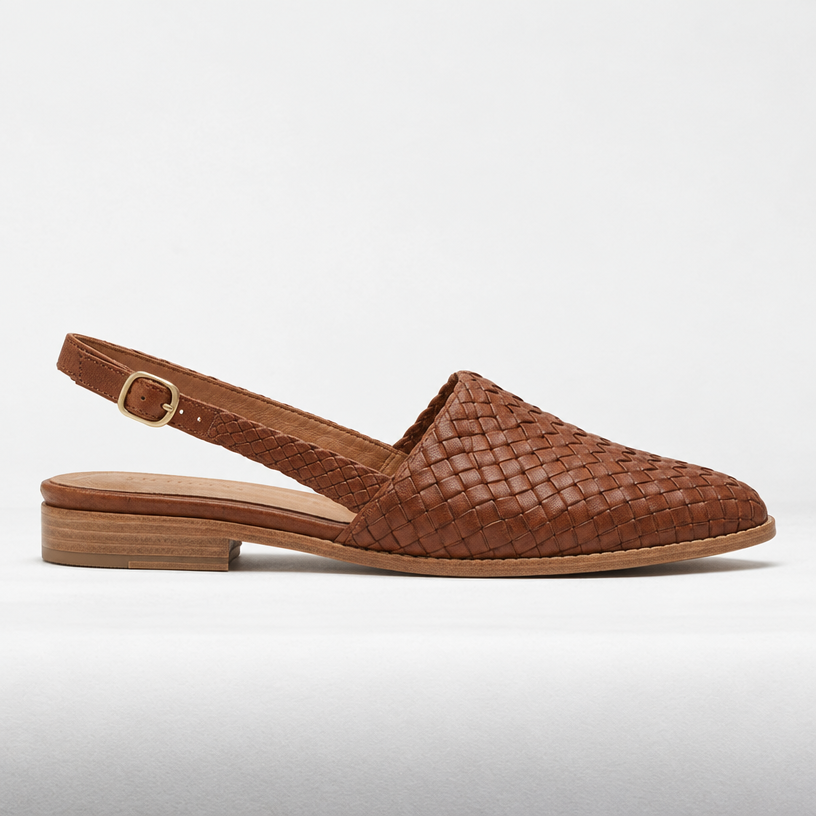 MOCASSIN TRESSÉ À BRIDE ARRIÈRE