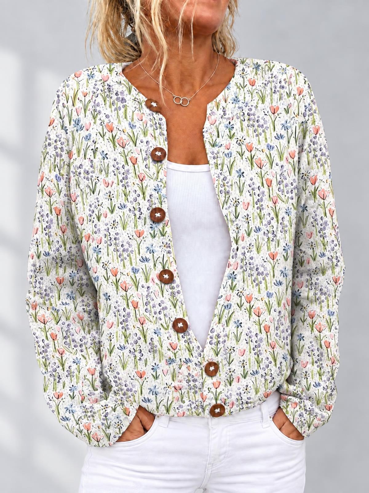 CARDIGAN LIBERTY ROSE POUDRÉ