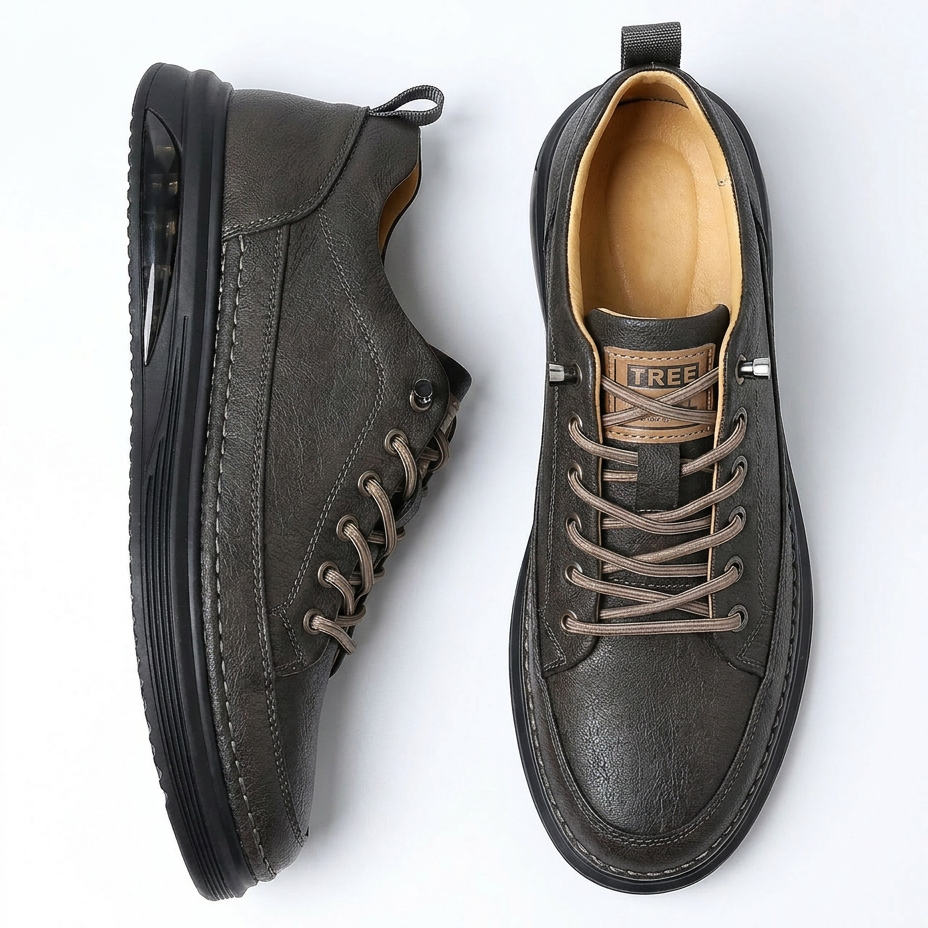 BASKETS EN CUIR AMERIA