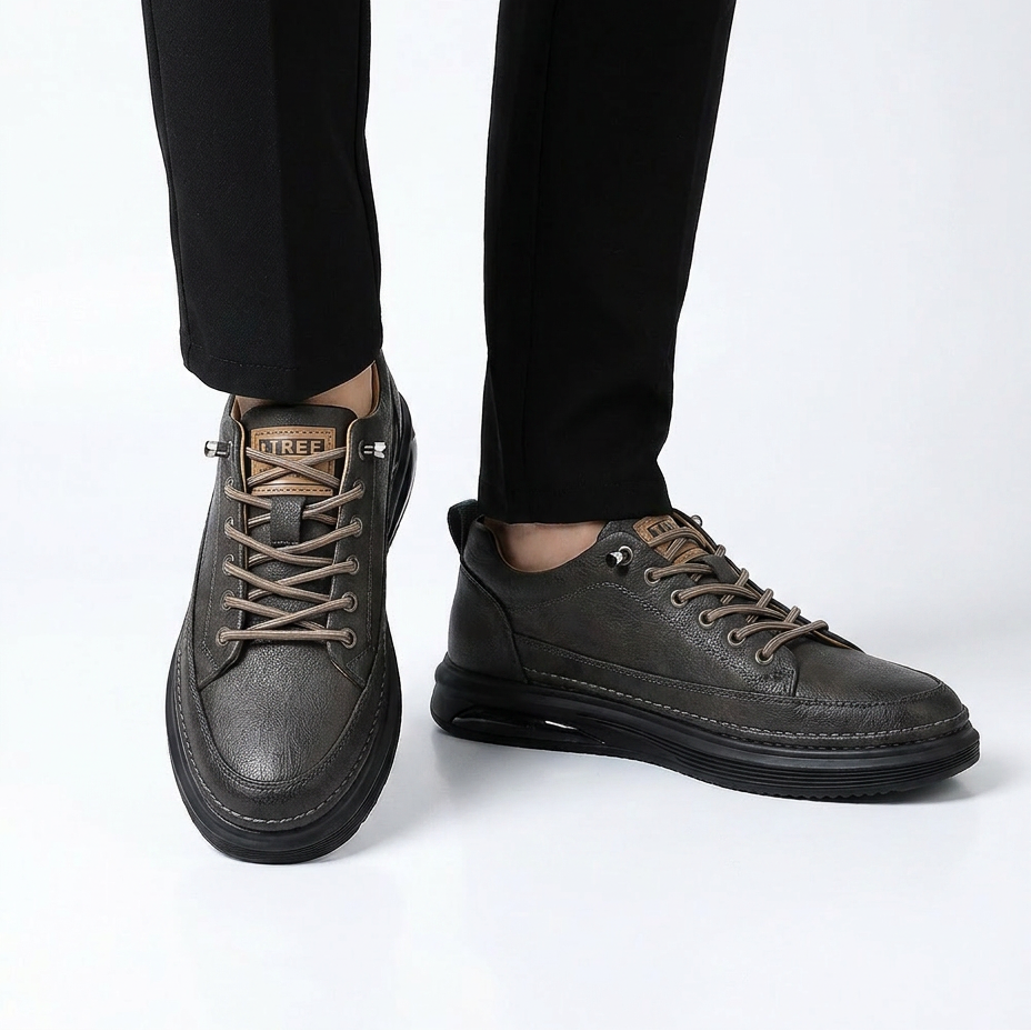 BASKETS EN CUIR AMERIA