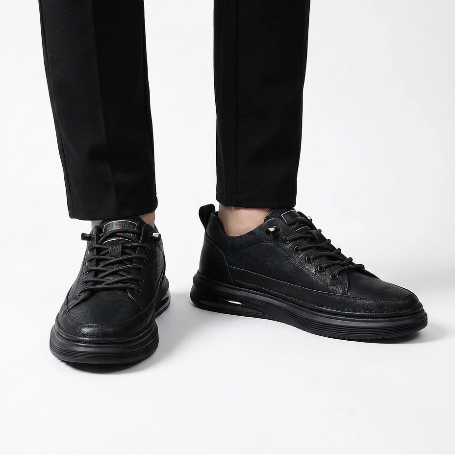 BASKETS EN CUIR AMERIA