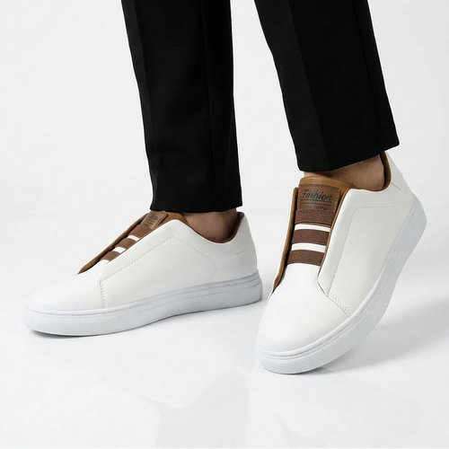 BASKETS EN CUIR CHRISTIAN