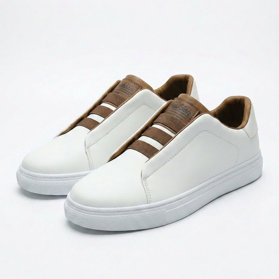 BASKETS EN CUIR CHRISTIAN