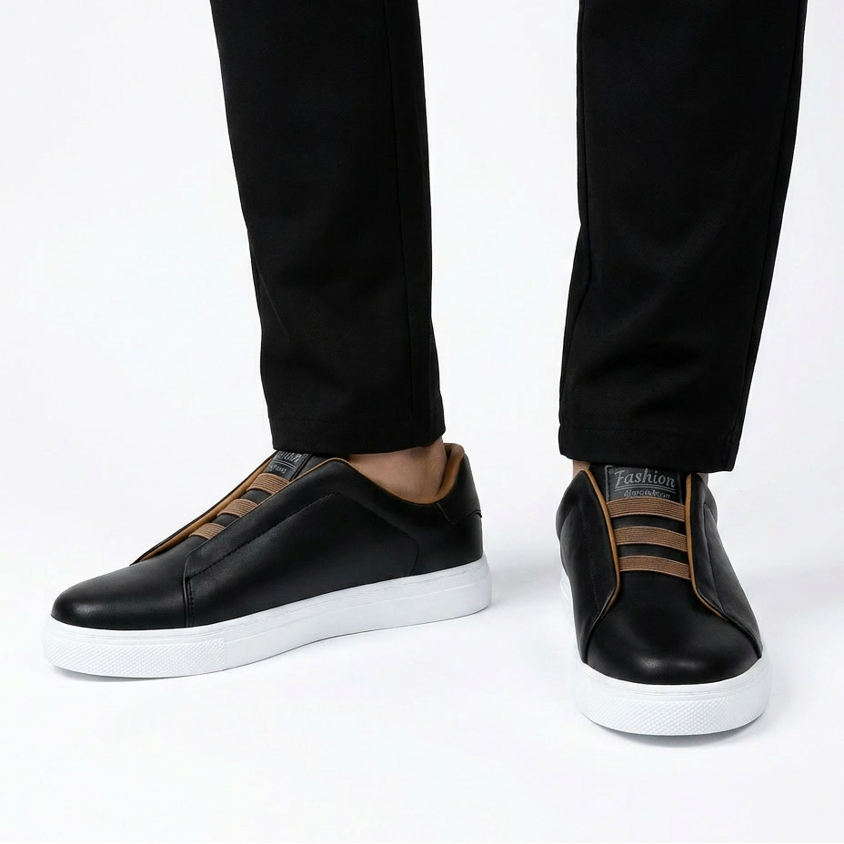BASKETS EN CUIR CHRISTIAN