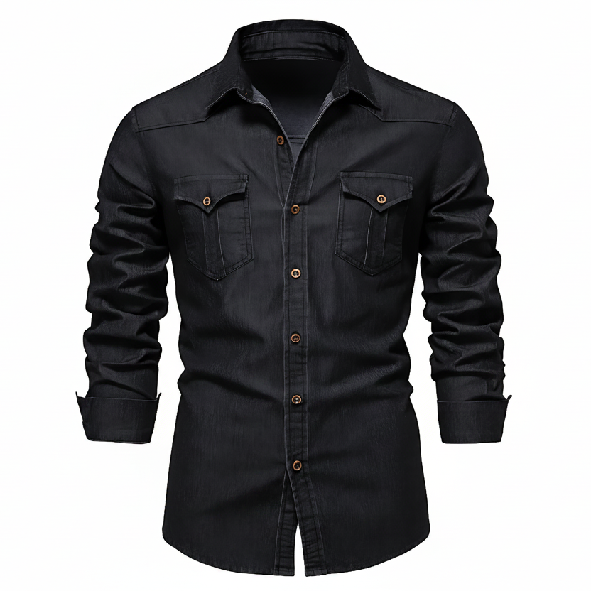 CHEMISE EN JEAN AJUSTÉE