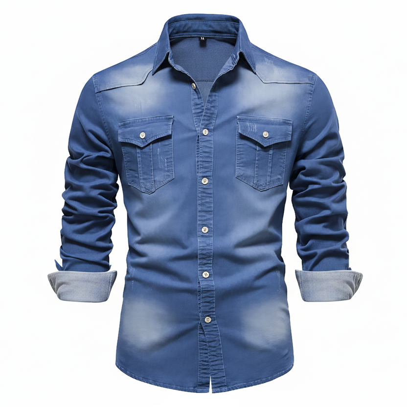 CHEMISE EN JEAN AJUSTÉE