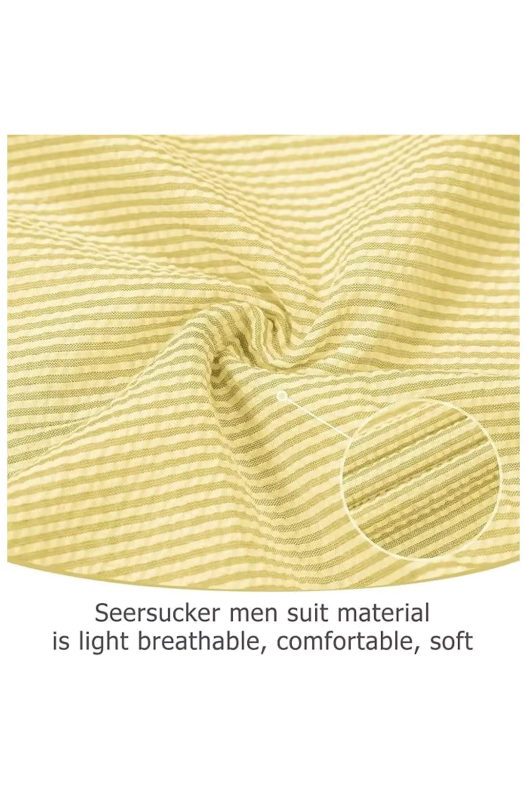 Striped Seersucker 2 Piece Suits