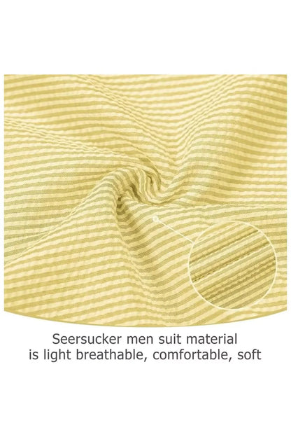 Striped Seersucker 2 Piece Suits